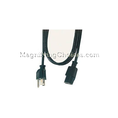 AC Replacement Power Cord - 6 Foot - Click Image to Close